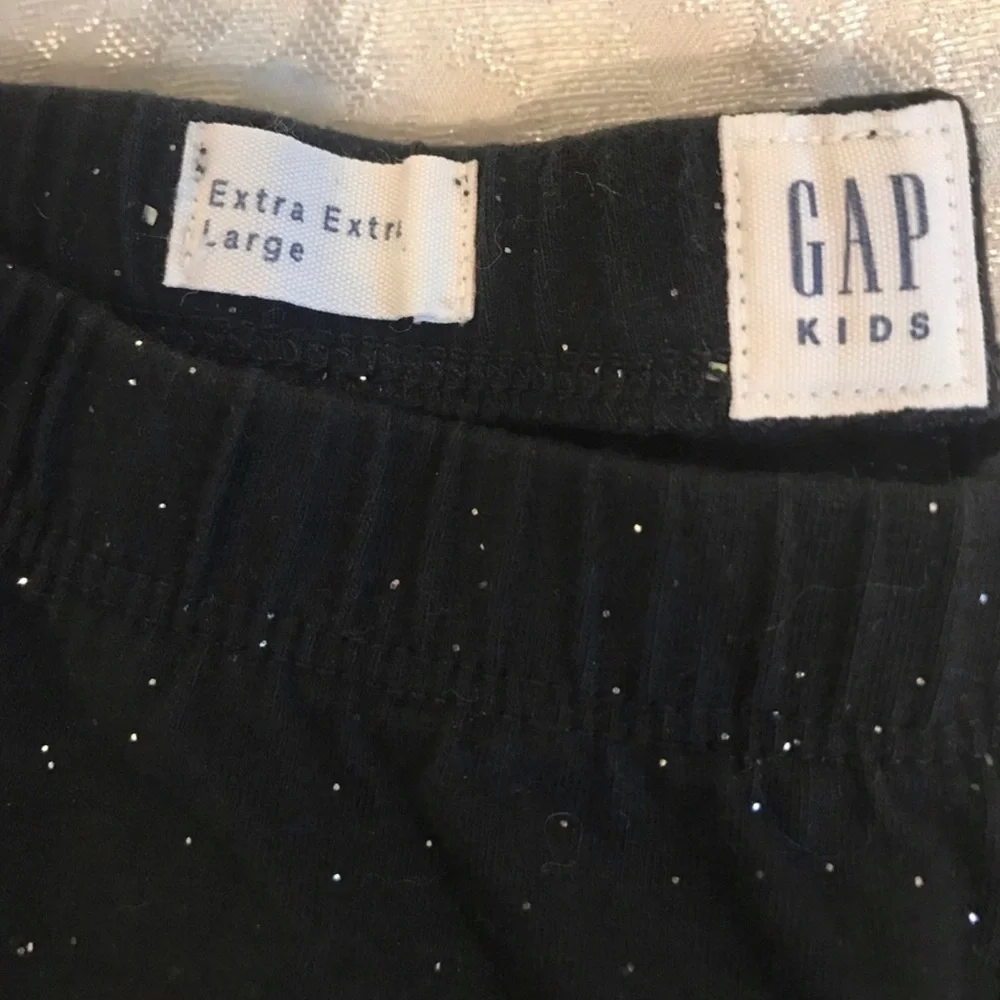 Sparkle Black Leggings - 2 Pairs NWOT Gap Kids